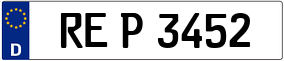 Truck License Plate